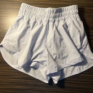 Lululemon Track That HR 3” Shorts in Pastel Blue